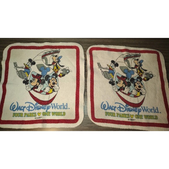 Disney Bags Walt Disney World Magic Towel Washcloth Souvenier